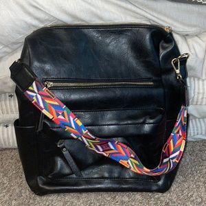 Black Boho Handbag